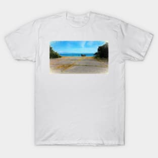 Woman by the sea T-Shirt